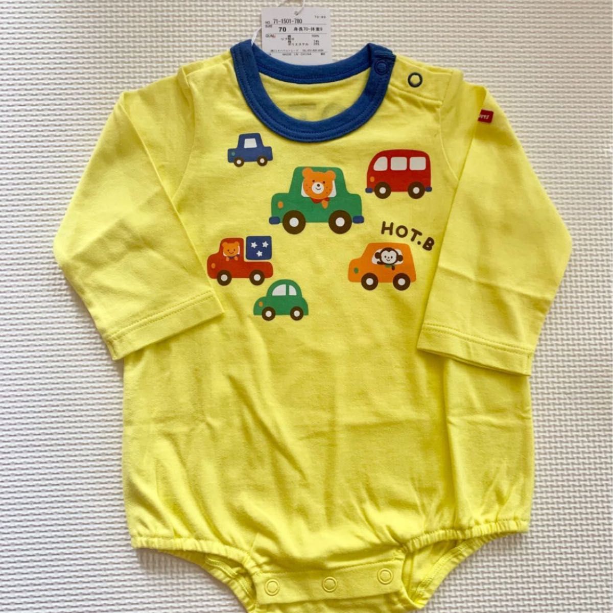 るる様専用 新品未使用 タグ付きミキハウス ロンパース 70 2点