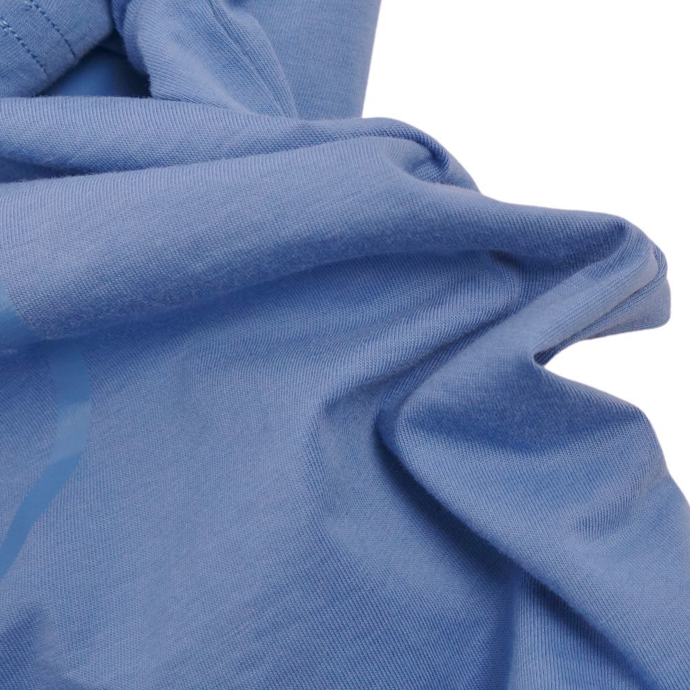 美品 モスキーノ MOSCHINO Tシャツ カットソー ショートスリーブ ロゴ トップス コットン レディース 38(M相当) ブルー cg06mo-rm11e24806_画像5