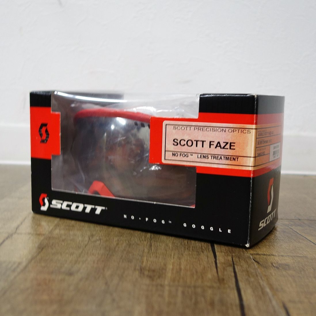 未使用 スコット SCOTT ゴーグル SCOTT FAZE フェイズ スノーボード スキー バックカントリー 登山 アウトドア レッド cg06mm-rk26y03268