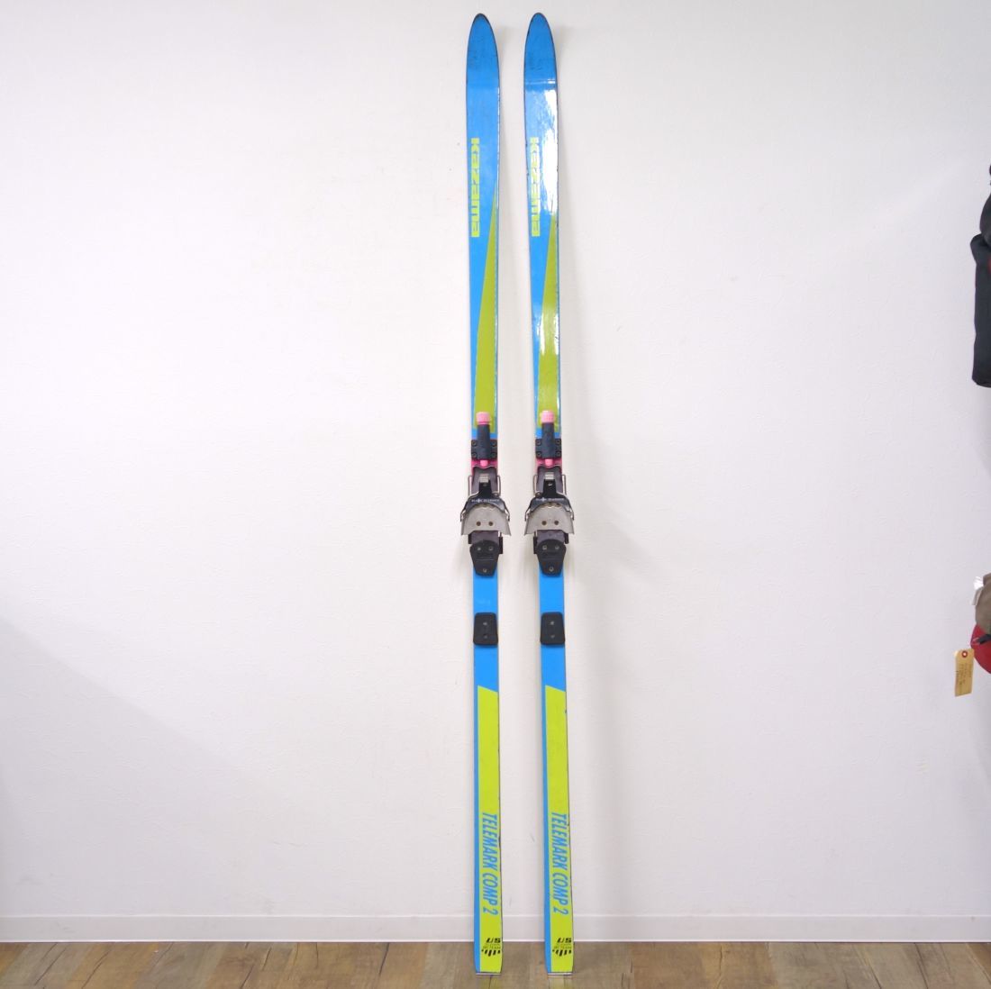 カザマ KAZAMA テレマーク スキー TELEMARK COMP 2 207cm 53ｍｍ ビンディング 3PIN ブラックダイヤモンド スキー板 cg03mm-rk26y02433