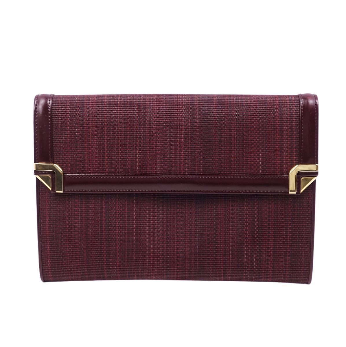  beautiful goods Conte sCOMTESSE bag clutch bag second bag hose hair - horse wool lady's Germany made bordeaux ch09os-rm04e21102