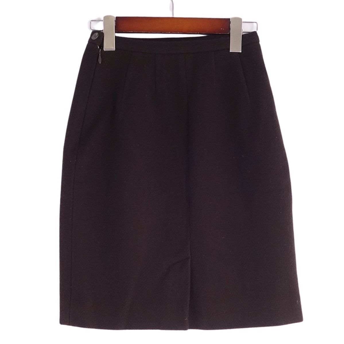  beautiful goods Prada PRADA skirt tight skirt short plain wool cashmere bottoms lady's 40 black cg06ml-rm11f04181
