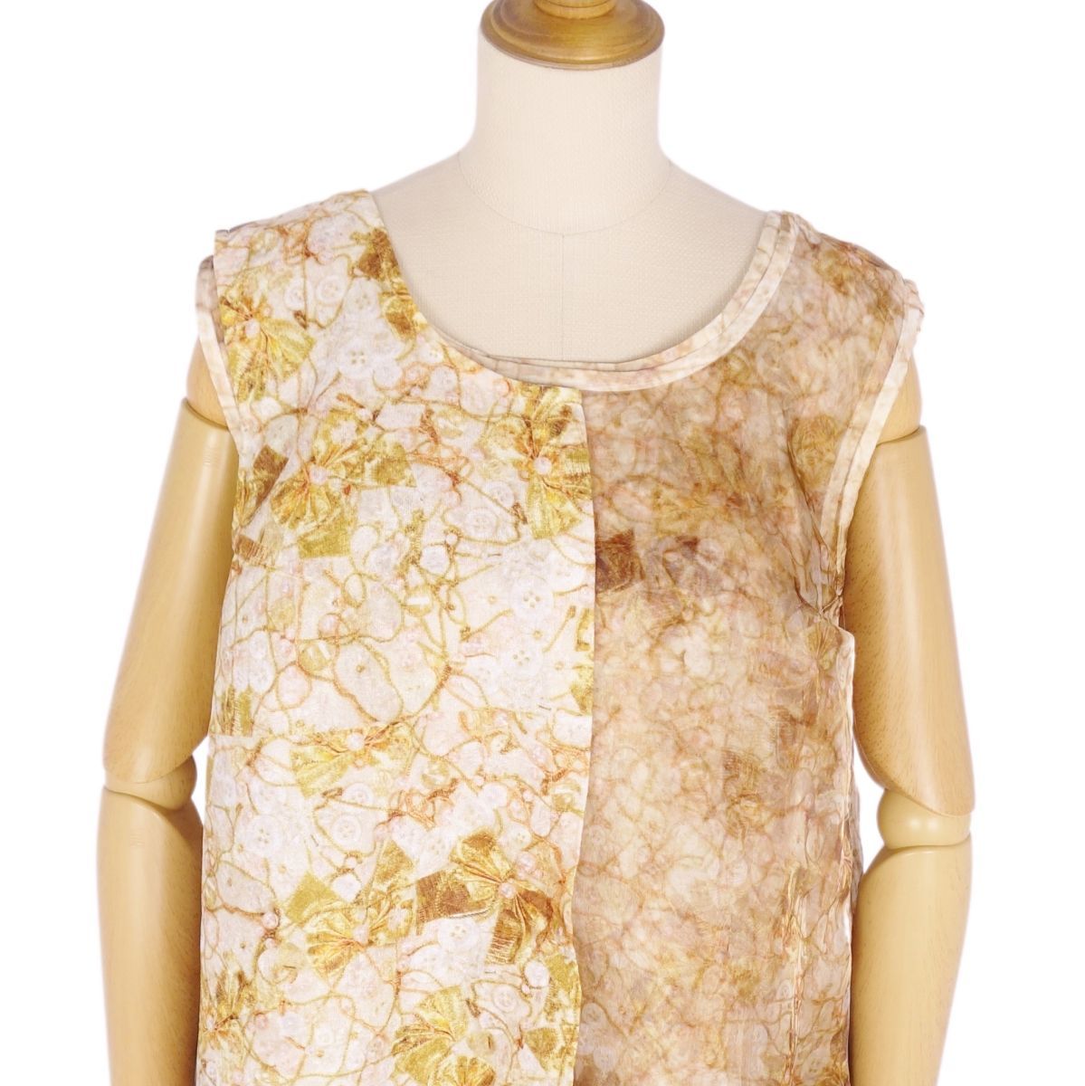  beautiful goods Toriko Comme des Garcons tricot COMME des GARCONS setup blouse wide pants see-through lady's M cg09ol-rm10f06059