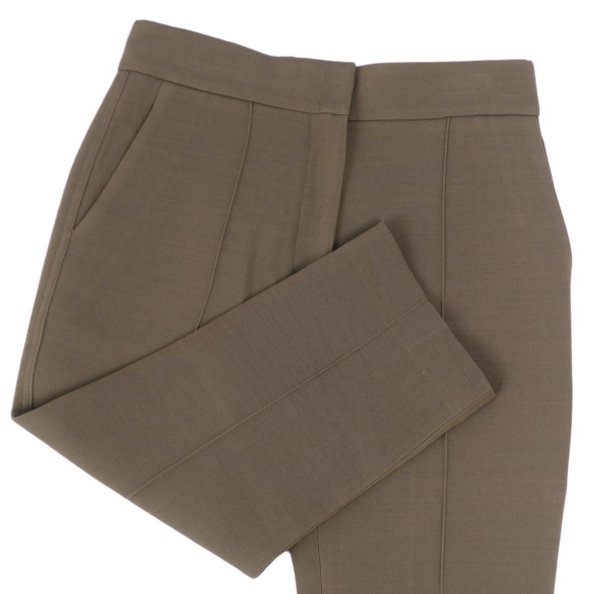  beautiful goods Christian Dior Christian Dior 2020 year pants cropped pants tapered lady's F34 khaki cg09mo-rm05f05844