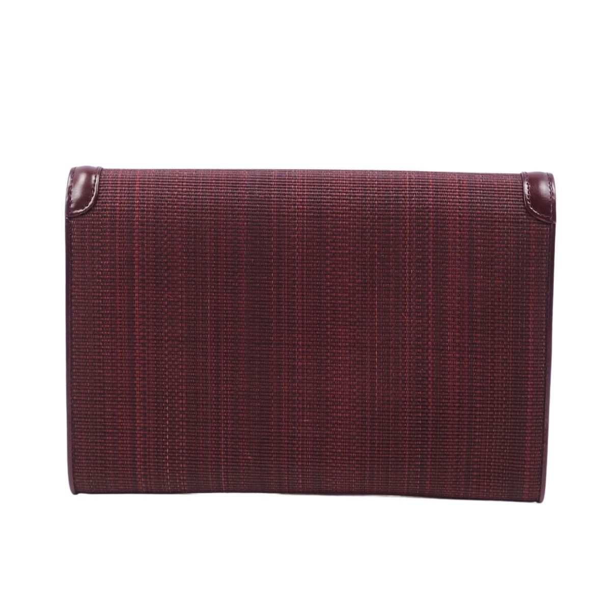  beautiful goods Conte sCOMTESSE bag clutch bag second bag hose hair - horse wool lady's Germany made bordeaux ch09os-rm04e21102