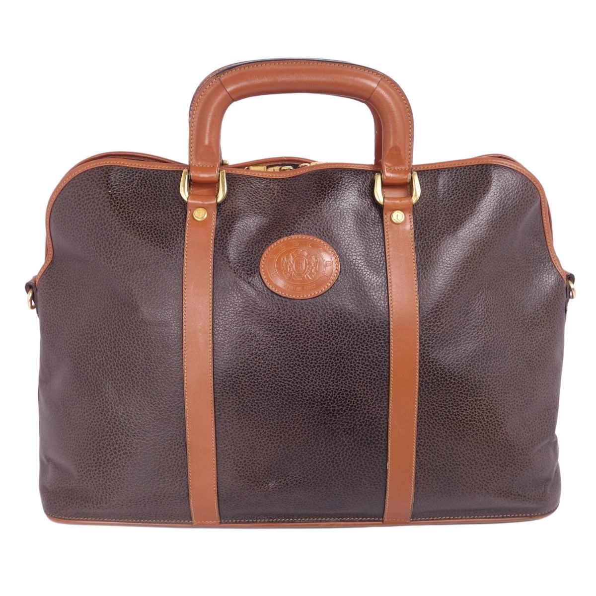  прекрасный товар a тест -nia.testoni сумка сумка "Boston bag" путешествие сумка путешествие портфель машина f кожа портфель мужской Brown cg05os-rm05f03756