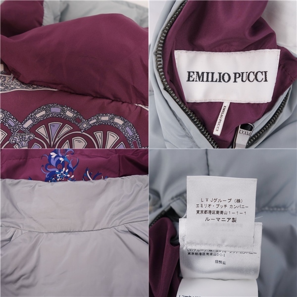  Emilio Pucci EMILIO PUCCI лучший жилет двусторонний общий рисунок внешний женский I38 бордо / серый cg08dl-rm11f05654