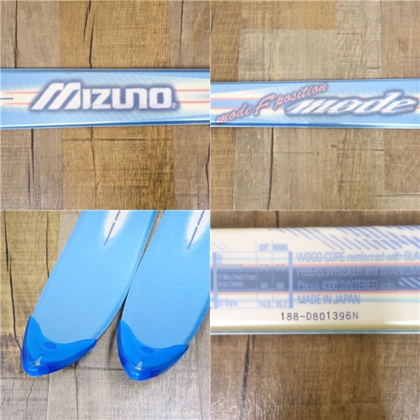 未使用 ミズノ Mizuno mode F porition 188cm センター 62ｍｍ カービング スキー板 アウトドア cg05mm-rk26y02947_画像9