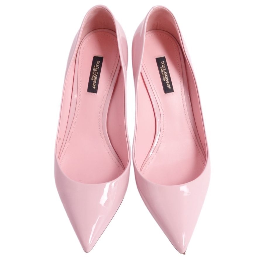  Dolce & Gabbana DOLCE&GABBANA pumps po Inte dotupa tent heel shoes shoes lady's 37.5 pink cg06mn-rm05r06259