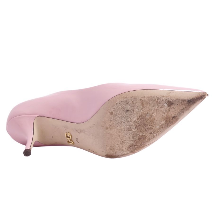  Dolce & Gabbana DOLCE&GABBANA pumps po Inte dotupa tent heel shoes shoes lady's 37.5 pink cg06mn-rm05r06259