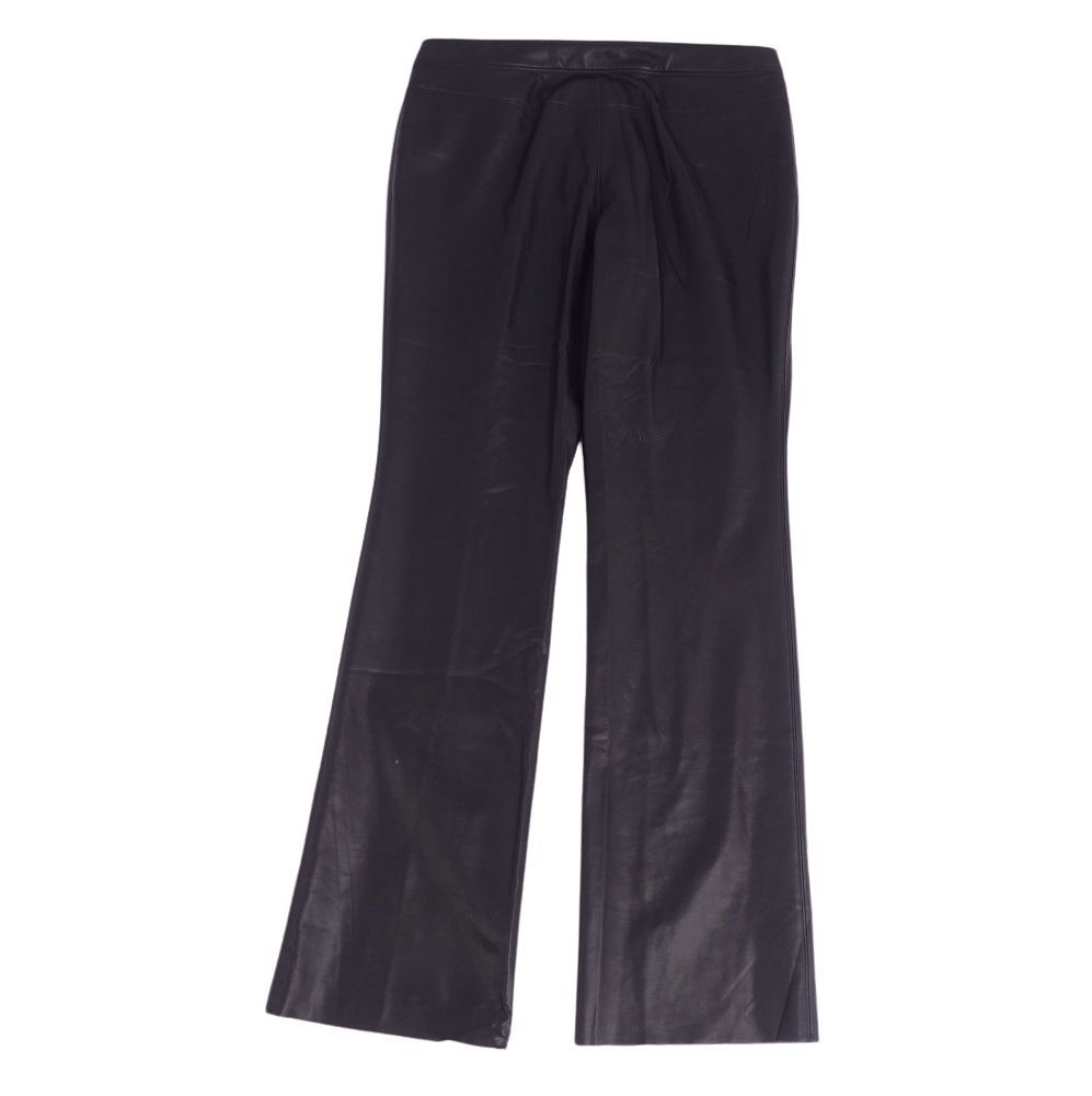  Foxey New York FOXEY NEW YORK брюки длинные брюки искусственная кожа одноцветный низ женский 42 черный cg07om-rm10e25235