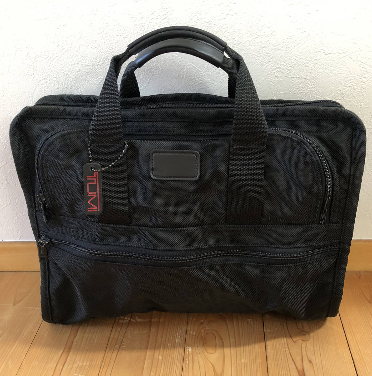 *TUMI/ Tumi business bag briefcase personal computer case burr stick nylon black black *