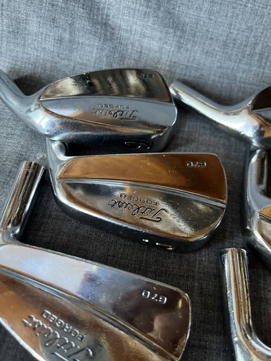 新素材新作 Forge Titleist Iron マッスルバックアイアン 7本セット
