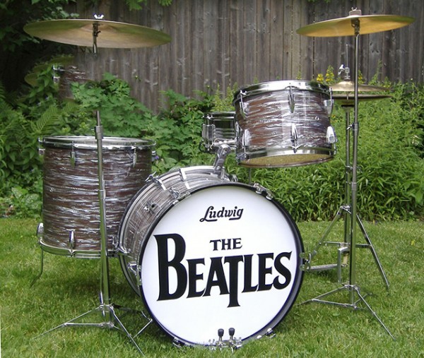 The Beatles ビートルズ 20インチ ドラムヘッドロゴ デカールセット ludwig_画像2