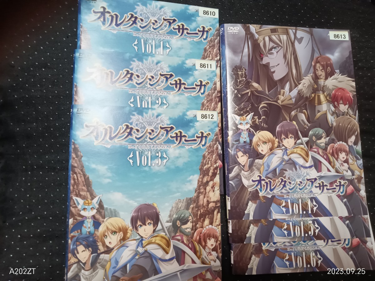 オルタンシア・サーガ　蒼の騎士団　DVD全6巻　細谷佳正, 堀江由衣, 津田健次郎, 上田麗奈, 内田彩_画像1