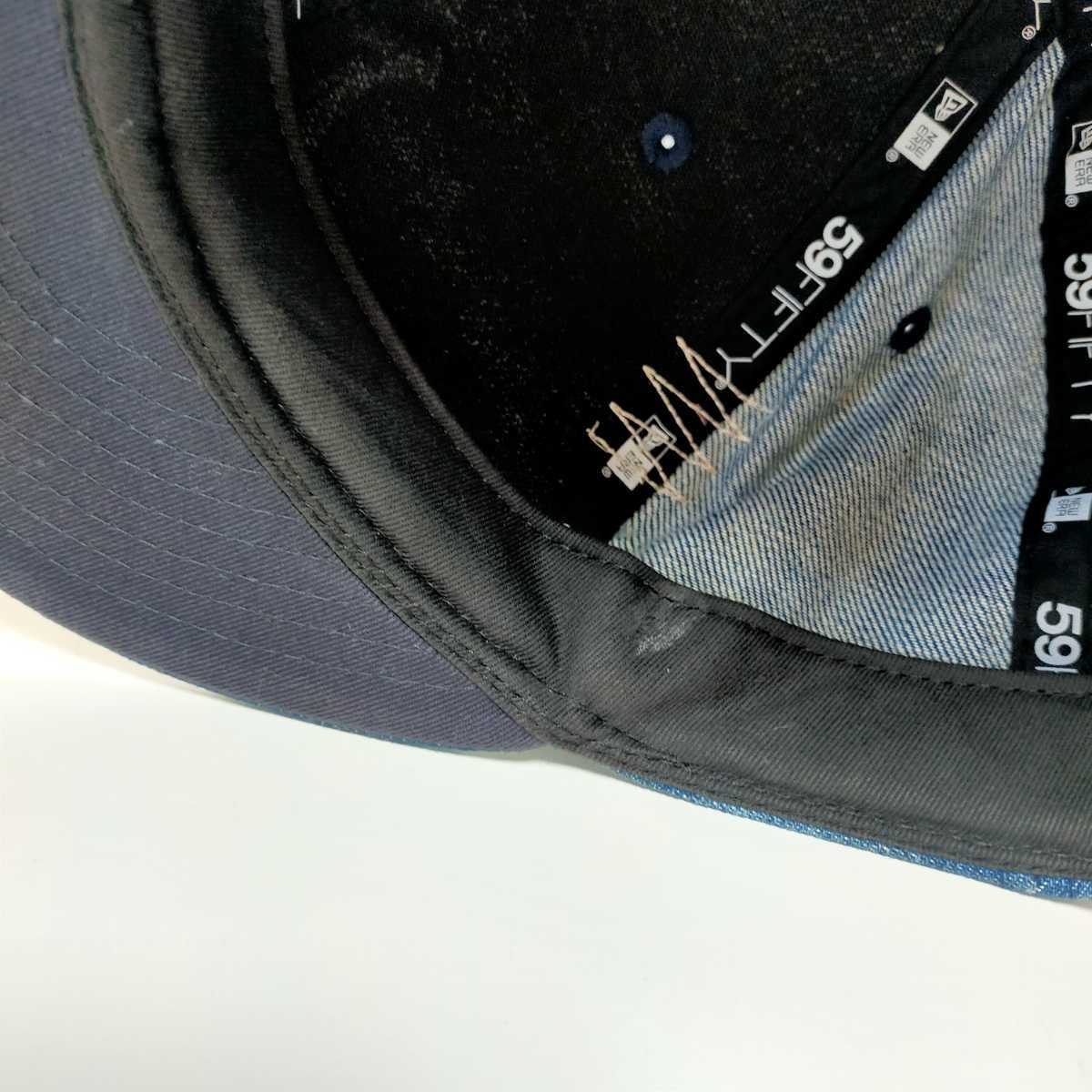 NEW ERA ニューエラ 希少 ダメージ加工 クラッシュ デニム NEW ERA ニューエラ 希少 ダメージ加工 クラッシュ デニム