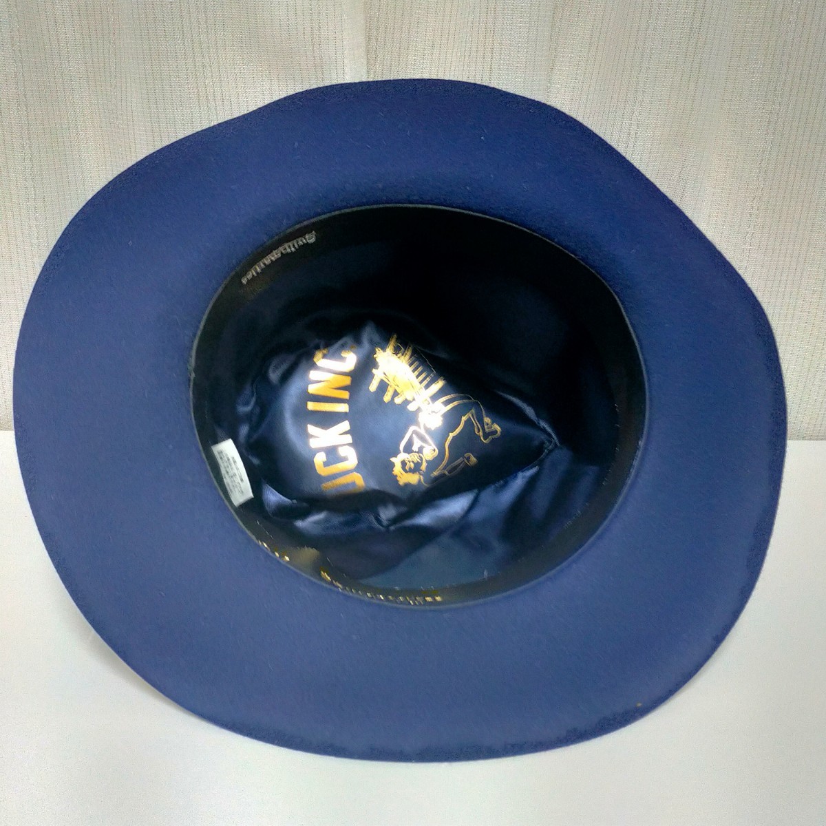 WACKO MARIA ワコマリア 東京hat rockers ハットロッカーズ ウールハット 中折れハット 帽子 裏地付き M(58cm) ネイビー(紺)