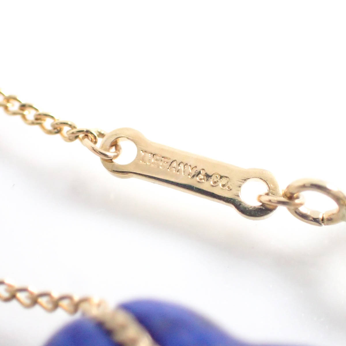 ティファニー TIFFANY & Co ラピスラズリ ハート K18YG クロス ティファニー TIFFANY & Co ラピスラズリ ハート K18YG クロス