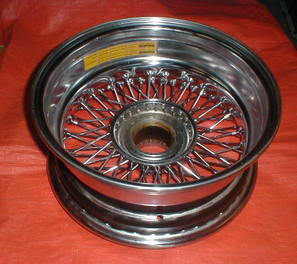 ** Jaguar * wire wheel / center lock / Dunlop [ part shop. interior . how might it be?/6JX15/ that time thing / quality goods / 1 pcs ]**