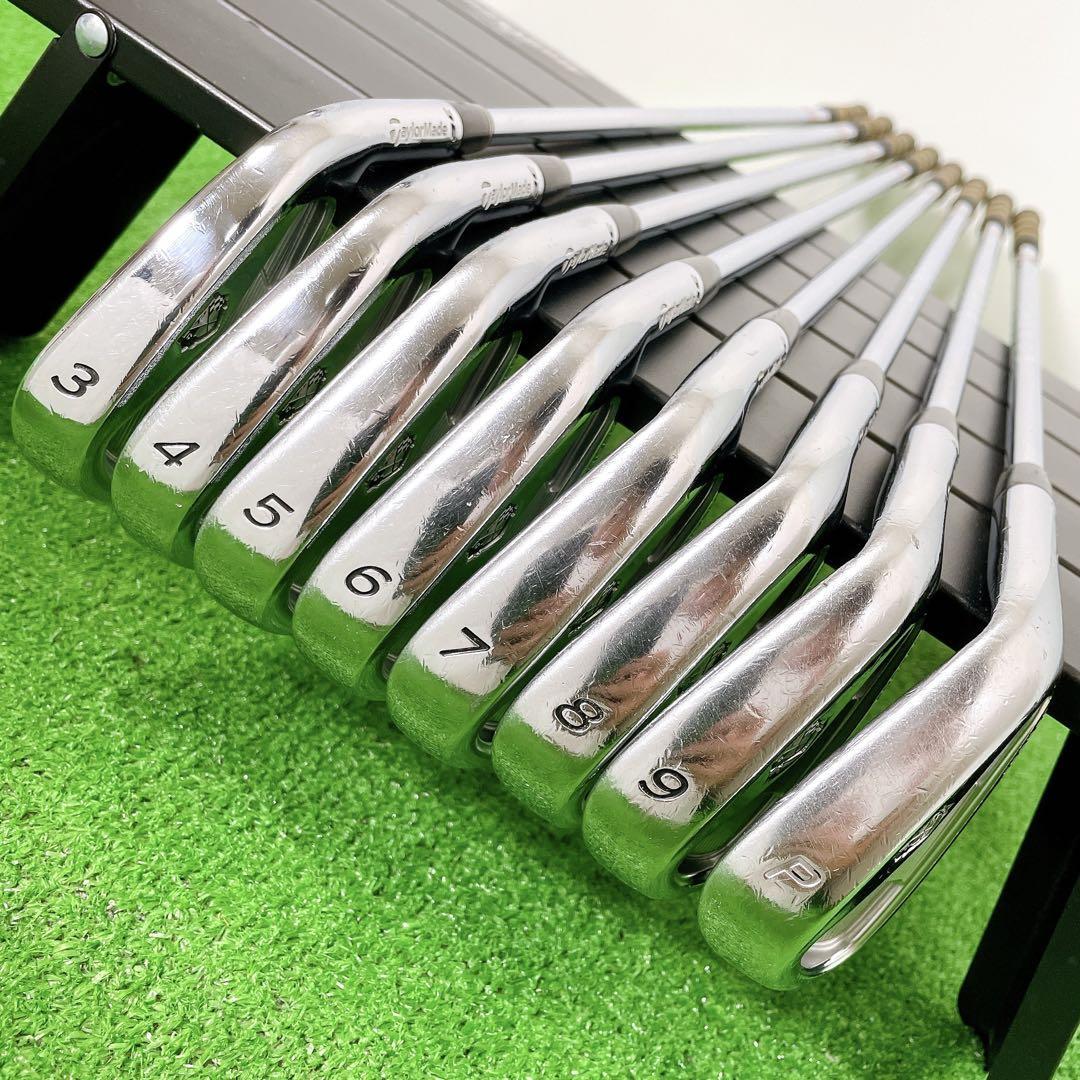 1380【名器 希少】TaylorMade rac FORGED TP 豪華9本-