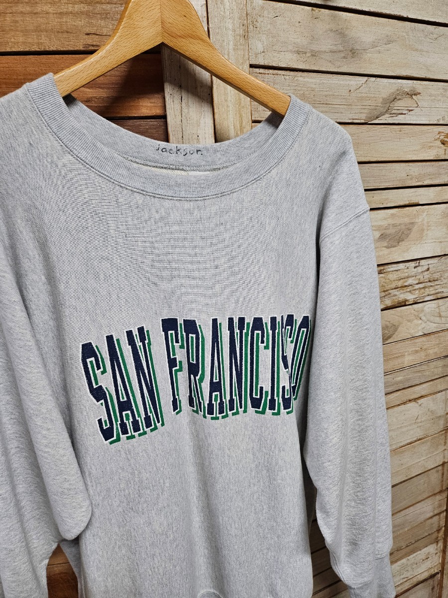 JACKSON MATISSE (ジャクソンマティス) SAN FRANCISCO Sweat スウェット トレーナー ヴィンテージ加工_画像4