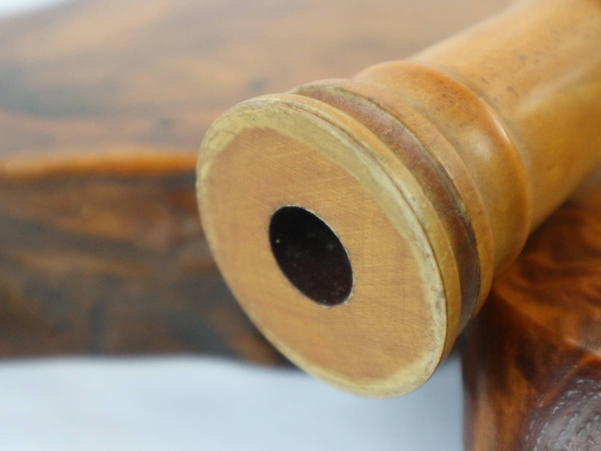 古楽器 和楽器 尺八 學風調 約48㎝ 木管楽器 縦笛 竹製 伝統楽器 時代物_画像2