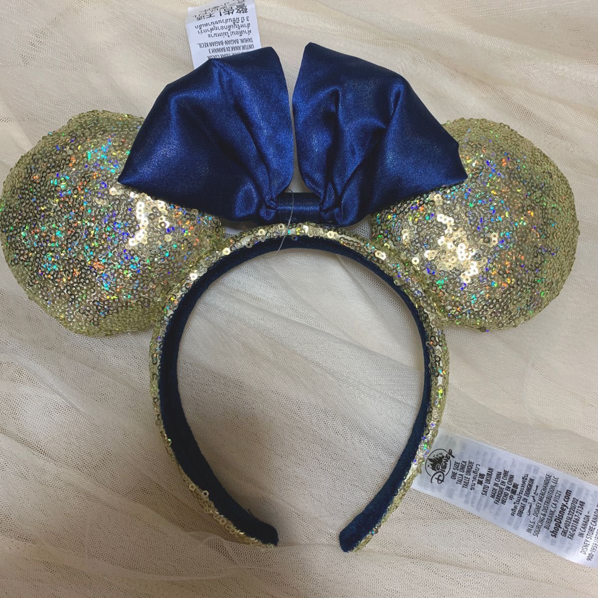 US Disney Parks限定☆ミニーカチューシャ ウィンターフロスト ディズニー ミニーマウス カチューシャ 海外パーク