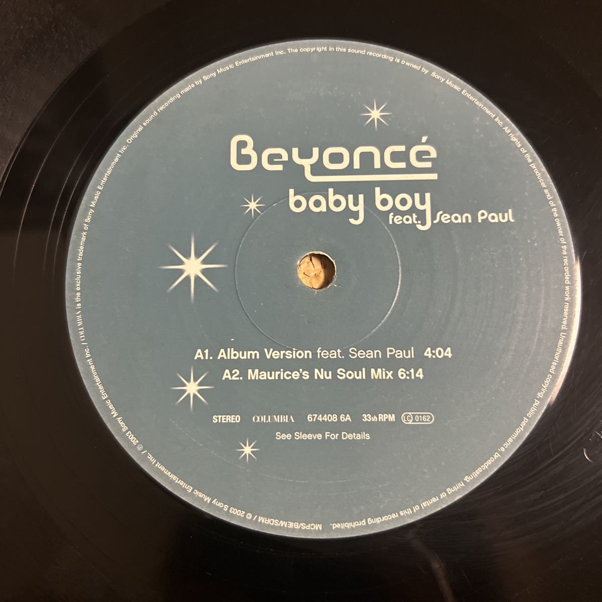 Beyonce / Baby Boy F. Sean Paul / Summertime F. Ghostface Killah / LP レコードの画像3