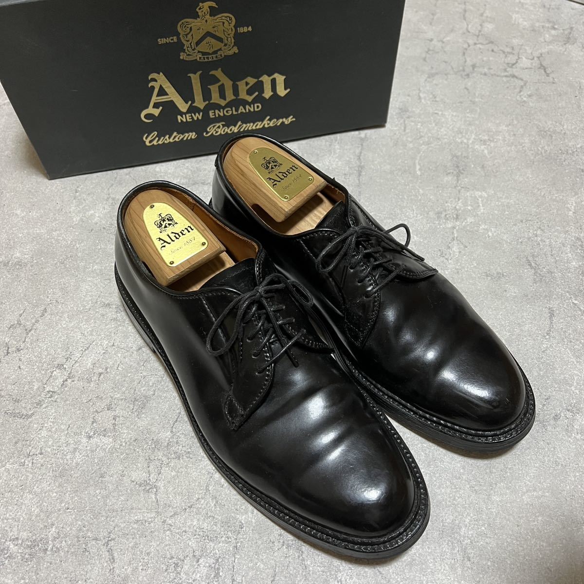 春先取りの Alden 9901 コードバン Black 8 1/2D 8.5インチ