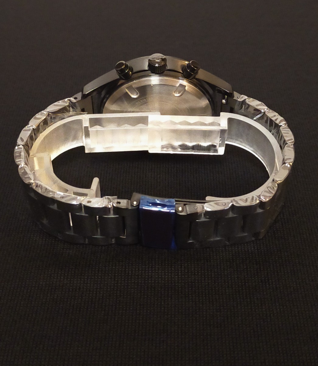 フルブラックアビエイター 【名門HOLUNS製クロノグラフ 新品