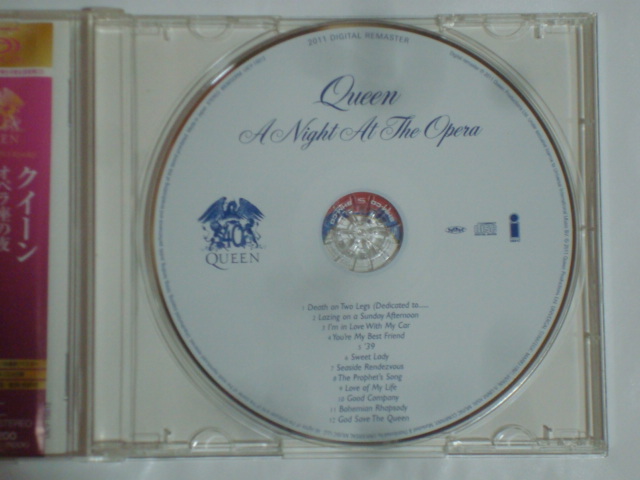 【帯付SHM-CD】オペラ座の夜 / クイーン（QUEEN） 国内盤_画像4