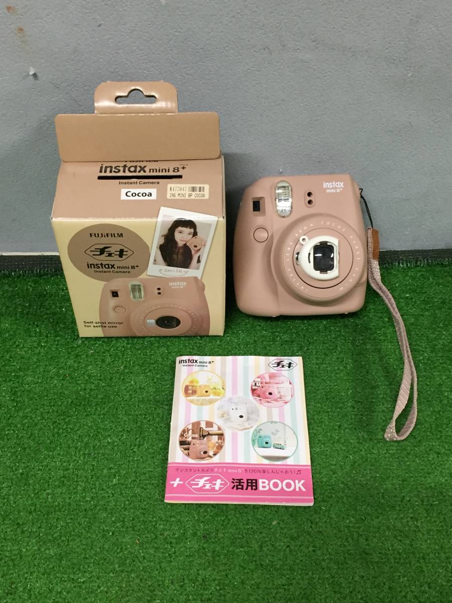 【ジャンク】フジフイルム チェキ instak mini8＋ インスタックスミニ ココア インスタントカメラ 8-13_画像1