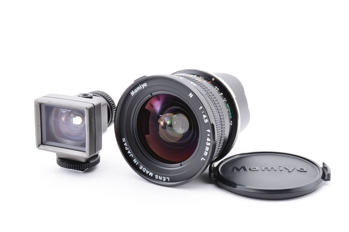 MAMIYA N 43mm F4.5 L マミヤレンズ中判カメラファインダー付き#4754