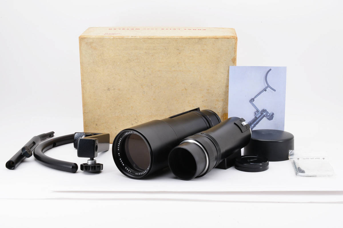 美品】 ライカ テリート Leica Telyt 400mm F6.8 Rマウント 元箱 美品】 ライカ テリート Leica Telyt 400mm F6.8 Rマウント 元箱