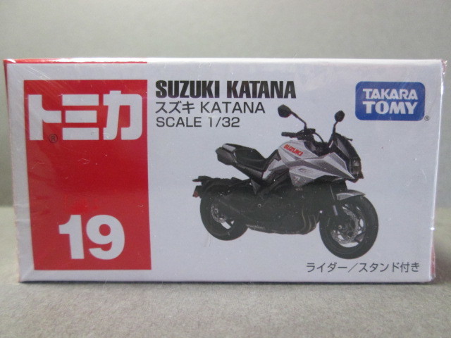 トミカ No.19 スズキ カタナ (2BL-GT79B) 1/32 SUZUKI KATANA 2020年4月新製品 タカラトミー TAKARA TOMY_パッケージは未開封です。