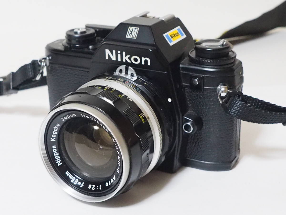 上質で快適 NIKKOR-S + EM ニコン NIKON ☆実用美品☆ Auto