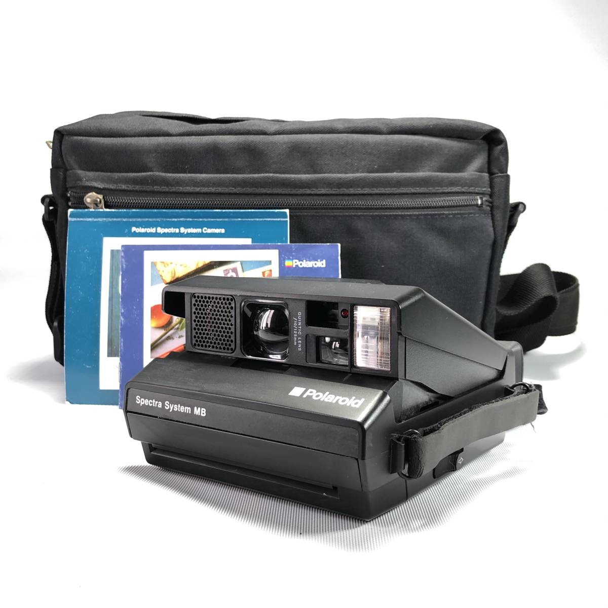 Polaroid Spectra System MB ポラロイド スペクトラ インスタント カメラ バッグ付き 動作未確認 現状販売品 ヱOA4