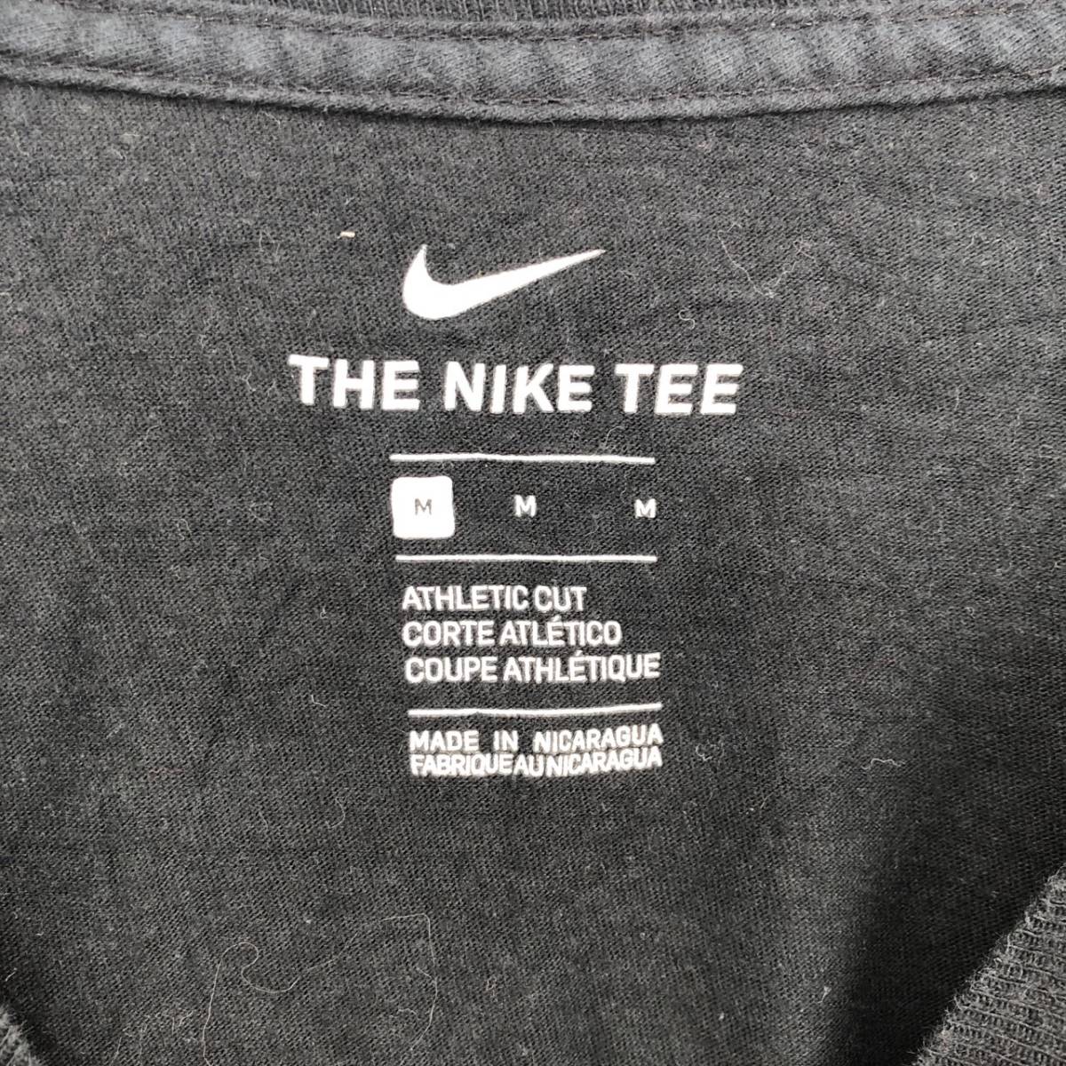 M NIKE ナイキ Tシャツ ブラック 半袖 リユース ultramto ts1273_画像3