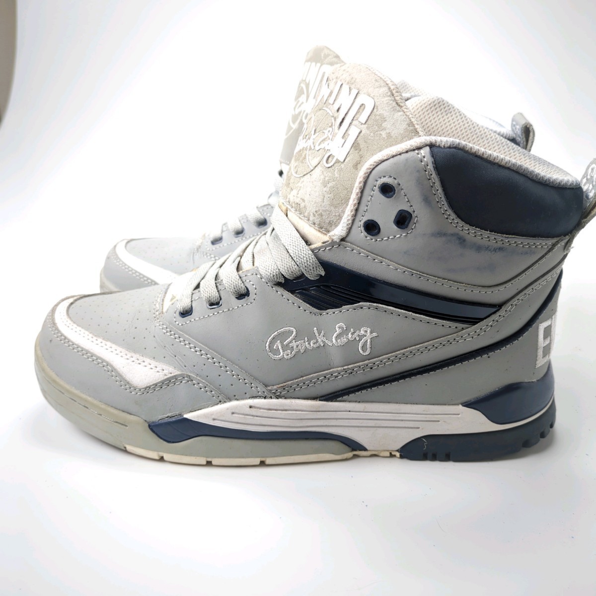 27 PATRICK EWING ユーイング グレー 1EW90095-068 箱無し リユース ultramsh_画像5