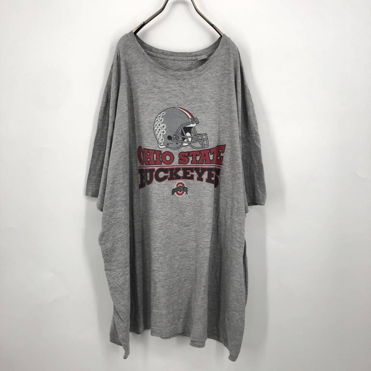 3XL ブランド不明 Tシャツ グレー OHIO STATE BUCKEYES 半袖 リユース ultramto ts1340_画像1