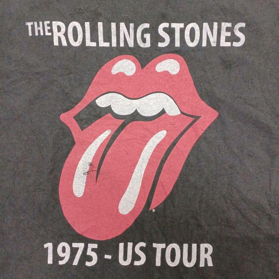 the ROLLING STONES ミュージックTシャツ バンドTシャツ 2XL 黒 mts0323