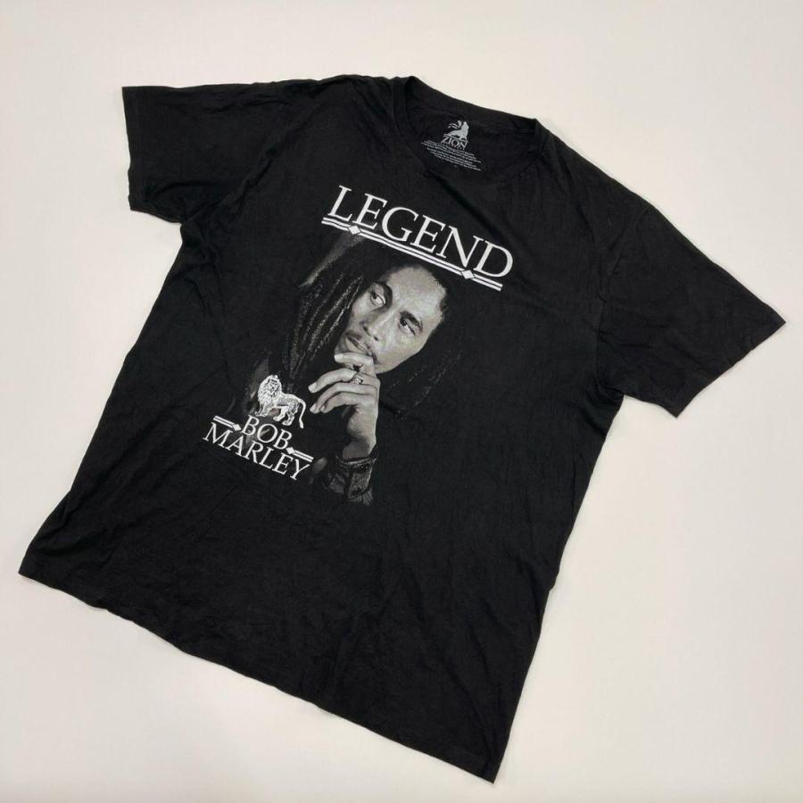 BOB MARLEY LEGEND ミュージックTシャツ バンドTシャツ L 黒 mts0316