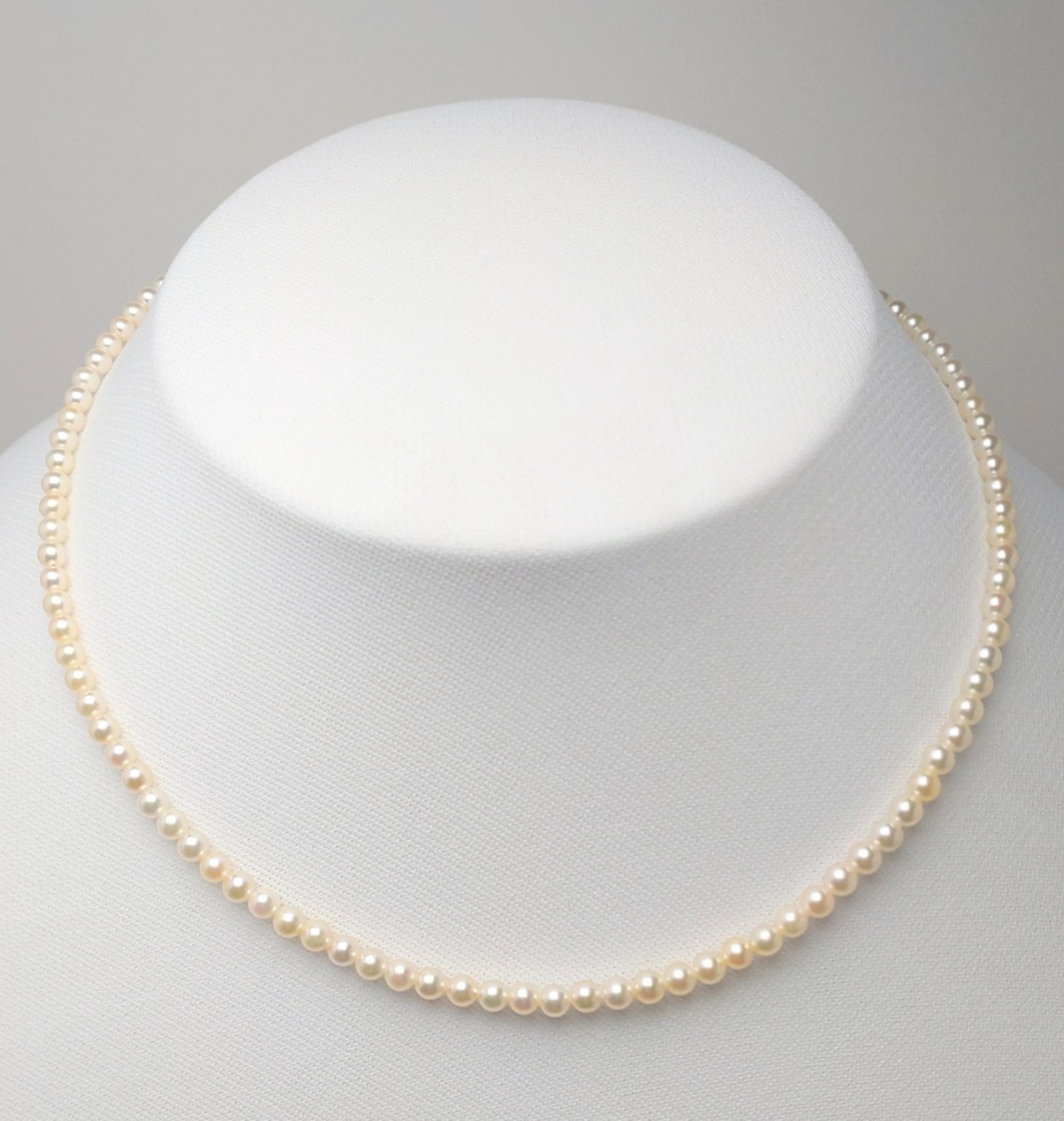 ∮真珠専門館∮ アコヤ真珠 ベビーパール 3.5-4.0mm ネックレス シャンパンカラー（税込み価格）