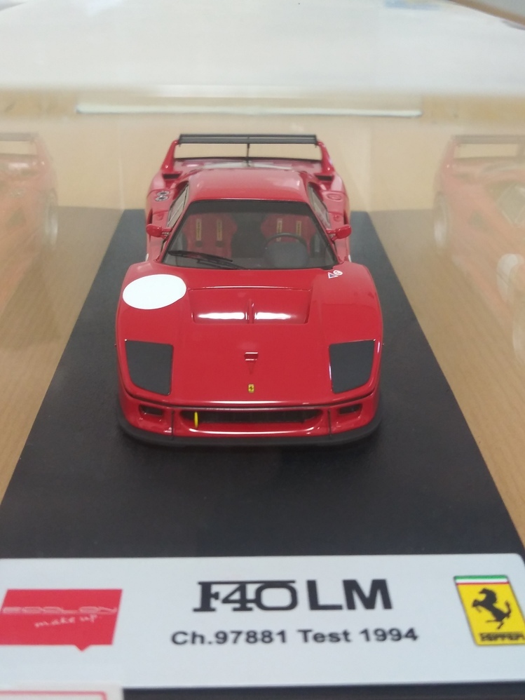 アイドロン 1/43 フェラーリ F40 LM(Ch.97881) テスト 1994年 (Red)_画像1