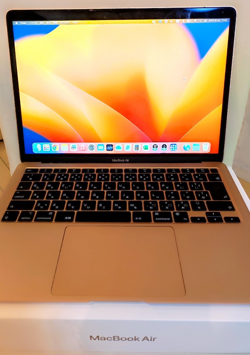 MacBook Air 13インチ　m1 ゴールド　8GB