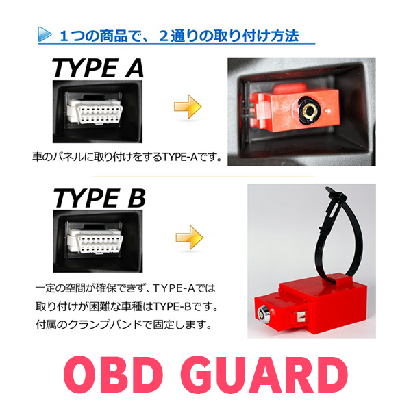 デイズ(B21W・H25/6～H31/3)用セキュリティ　キープログラマーによる車両盗難対策　OBDガード(説明書・OBD資料付)　OP-4_画像6