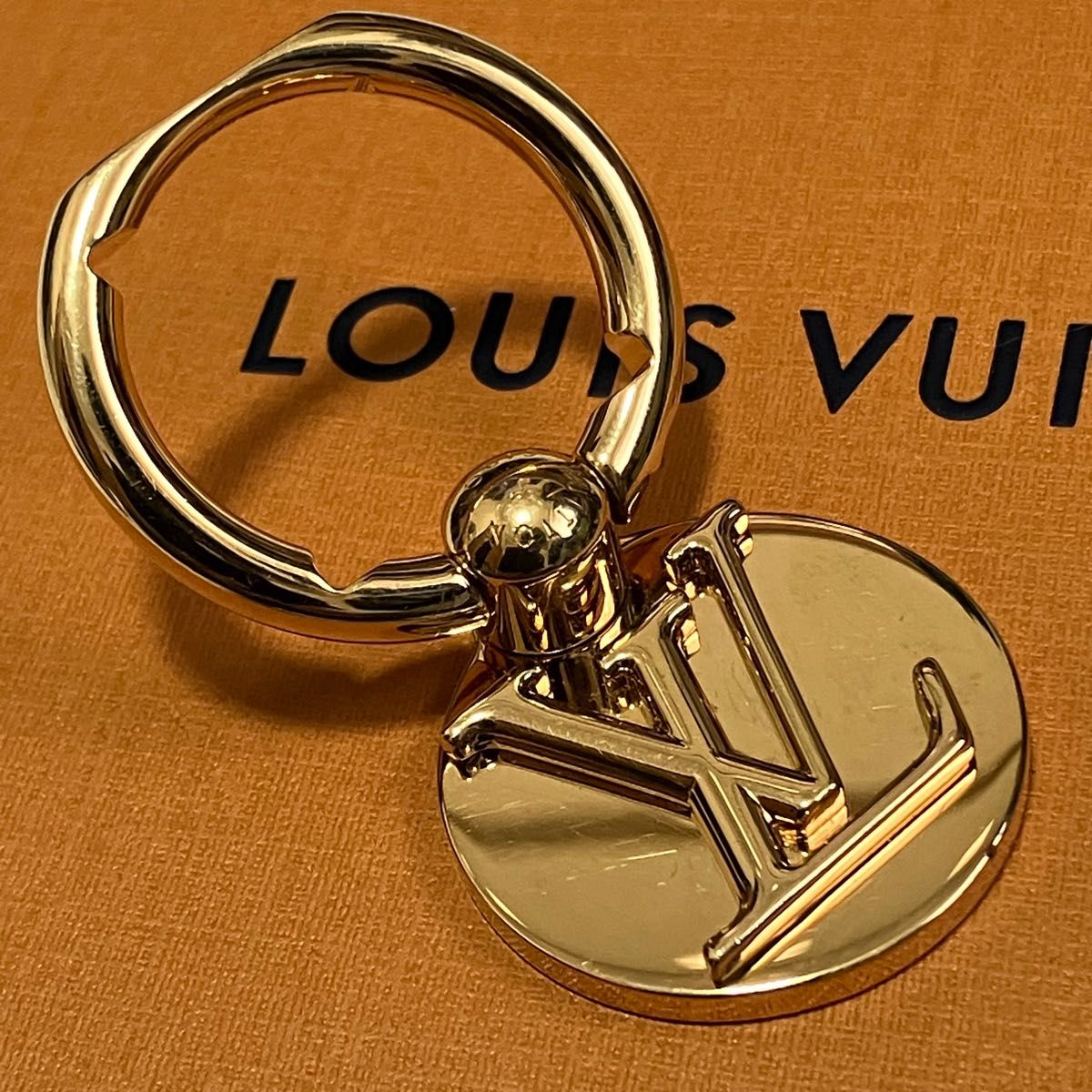 LOUIS VUITTON スマホリング ゴールド 新品未使用 フォンリング 金-