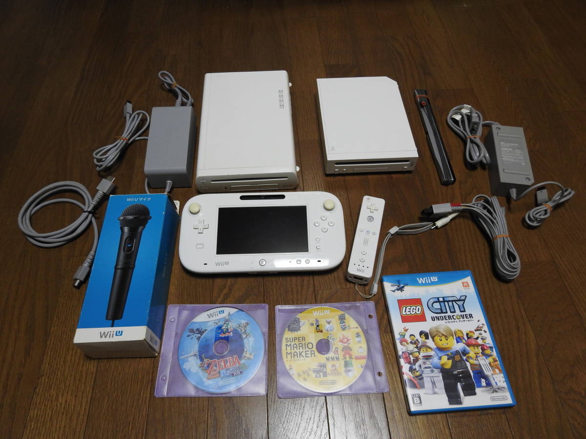 任天堂WiiU 本体とwii本体のセット簡易動作確認済み－日本代購代Bid第
