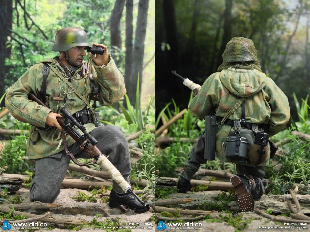 DID 1/6 WW2 ドイツ国防軍 陸軍 狙撃兵 スナイパー ウォルフガング 未開封新品 D80163 検) 3R DAMTOYS Facepoolfigure Facepoolfigure_画像3