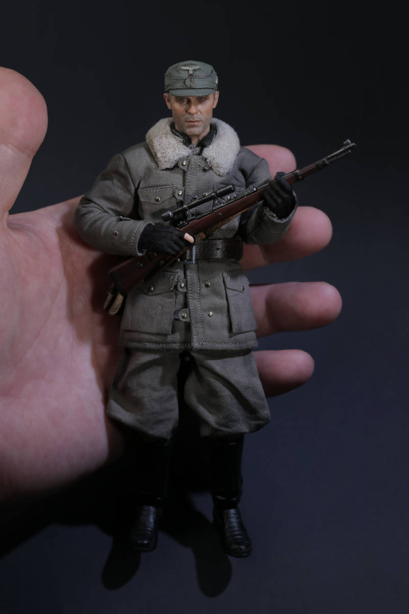 POPTOYS 1/12 ドイツ軍 狙撃兵 少佐 未開封新品 CMS013 検) DID COOMODEL SHARK TOYS スターリングラード エド ハリス_画像9